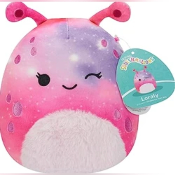 NEW Squishmallows 7.5" Loraly the Alien - Picture 2 of 3